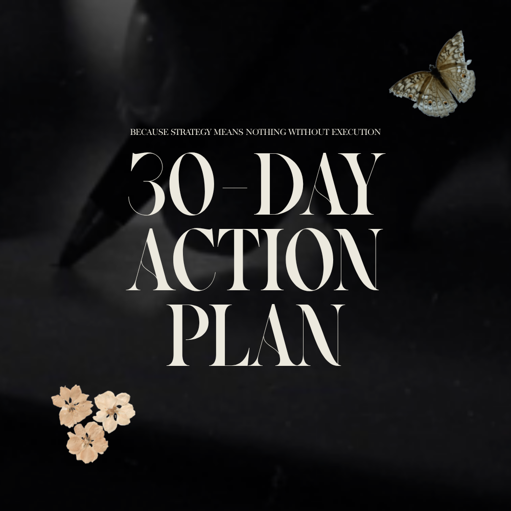 30-Day Action Plan by Wild Woman Haus® and the resonance cycle to create a brand strategy framework that builds culture